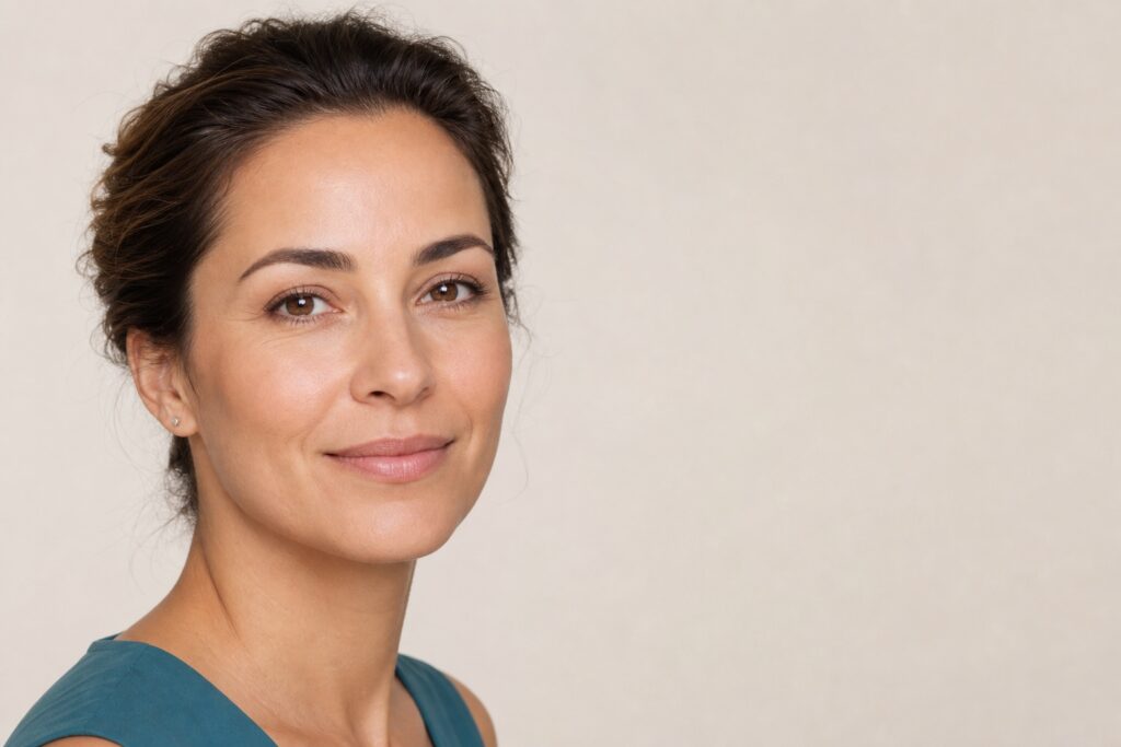 Natural brow and forehead appearance for brow lift in Turkey service