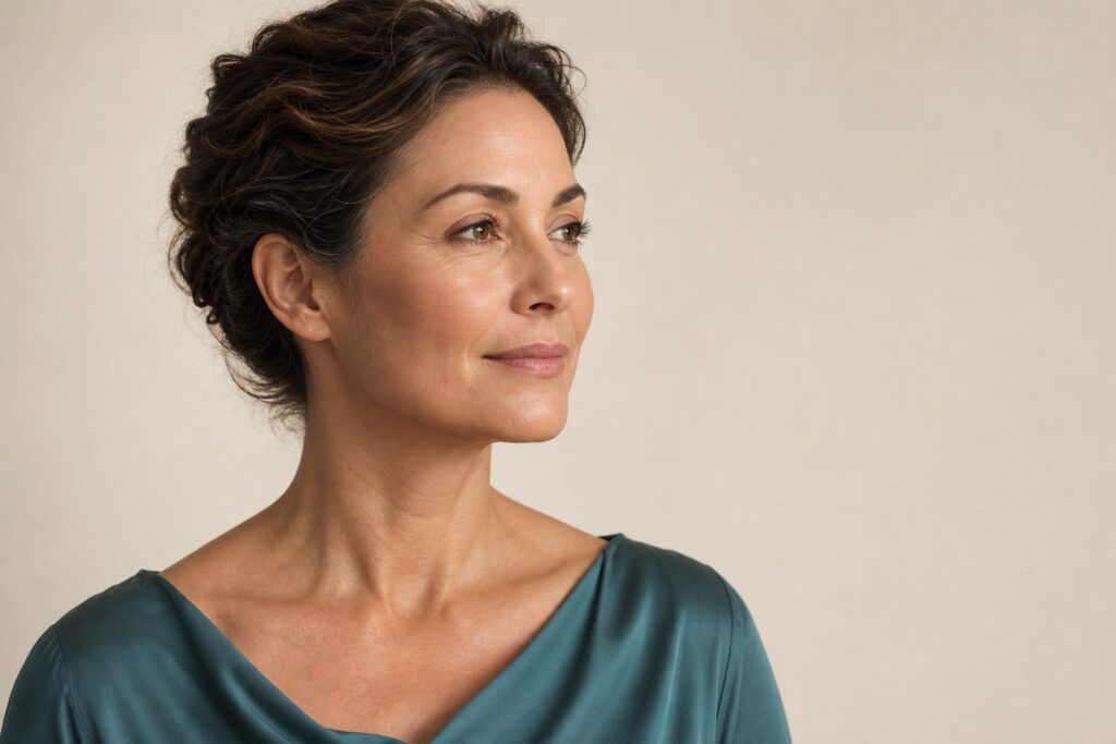 Natural jawline and neck profile for neck lift in Turkey service